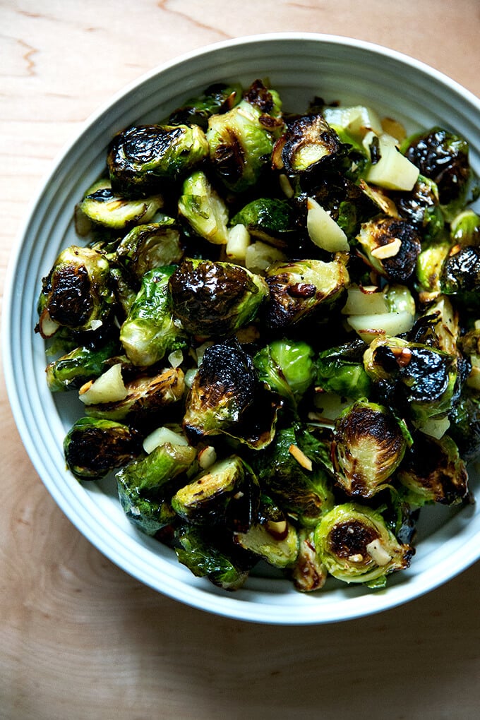 Elevate Your Plate: Franny's Hearty Manchego Brussels Sprouts Side